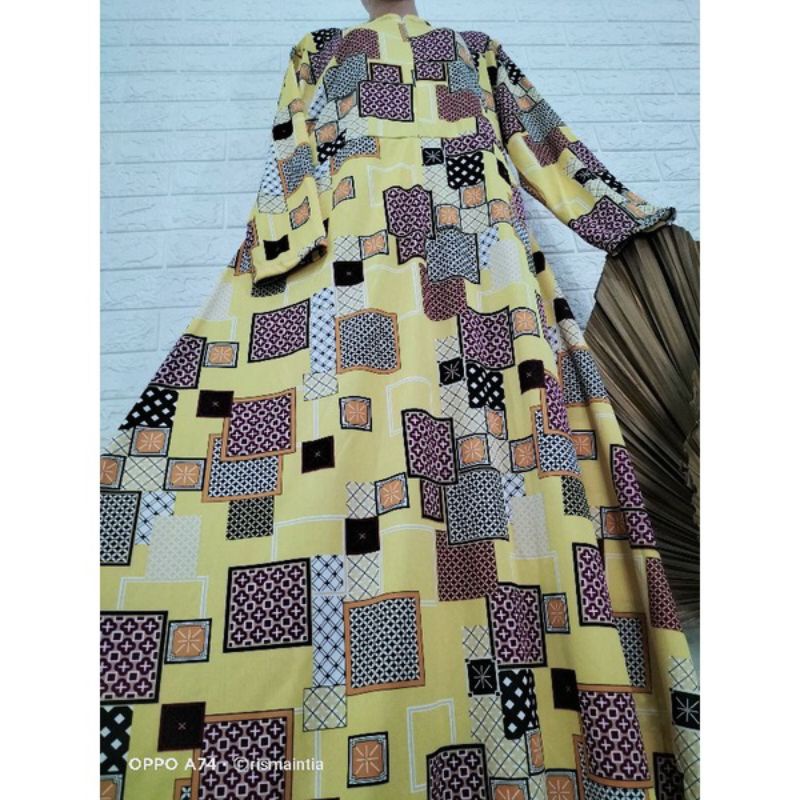 GAMIS HYGET JUMBO BUSUI/MOTIF ETNIC MATRIX/TERBARU TERLARIS