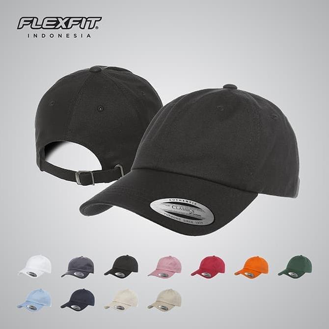 6245CM Low Profile Cotton Twill Dad Hat Topi Flexfit Yupoong
