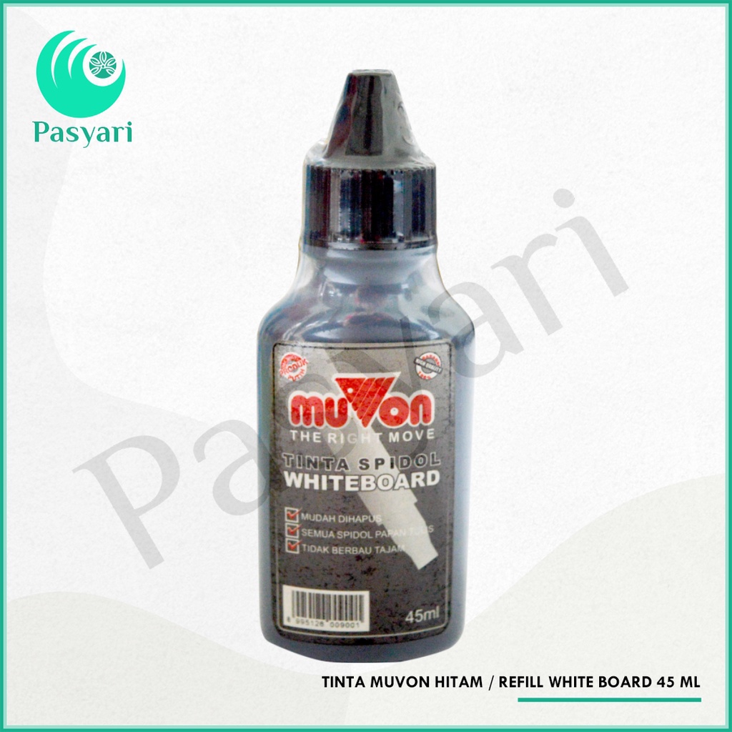 

Tinta Muvon Hitam / Refill White Board 110ml / 45 ml / Tinta Produk Indonesia