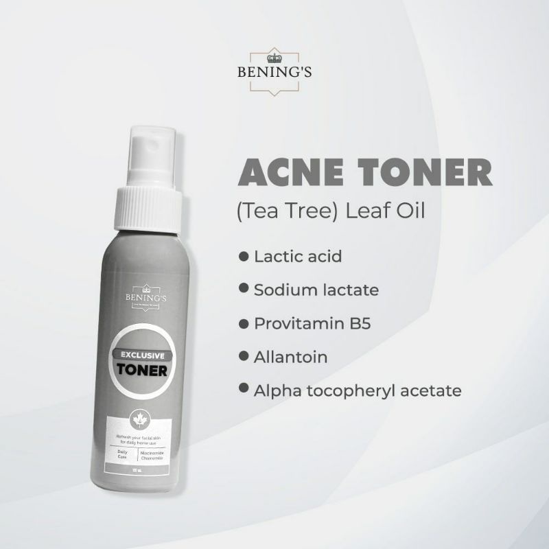 TONER ACNE | MENYEGARKAN &amp; MENSTABILKAN PH KULIT | BENING’S BY DR. OKY PRATAMA