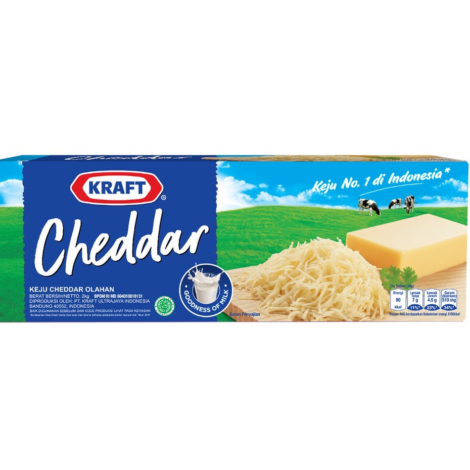 

Kraft Cheddar 2kg