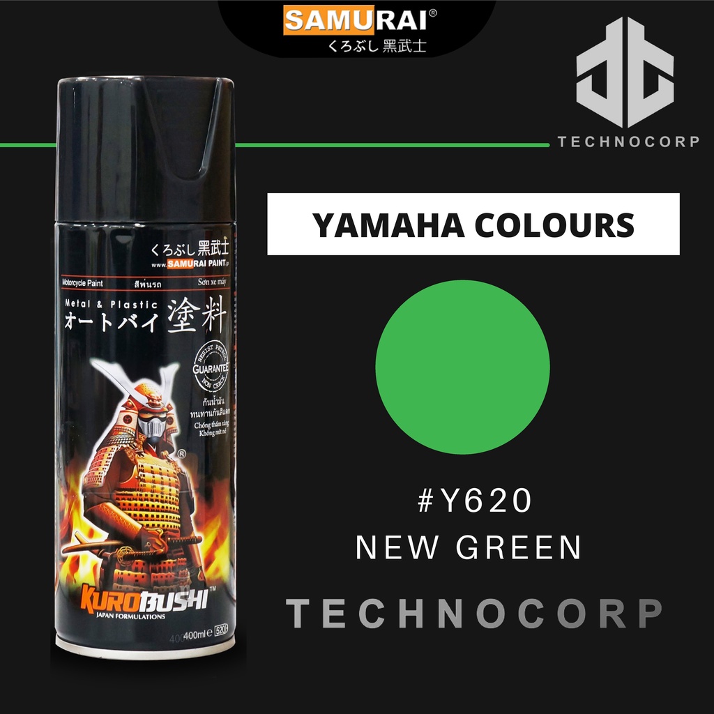 

Cat Semprot SAMURAI PAINT Y620 NEW GREEN / NINJA KAWASAKI GREEN YAMAHA