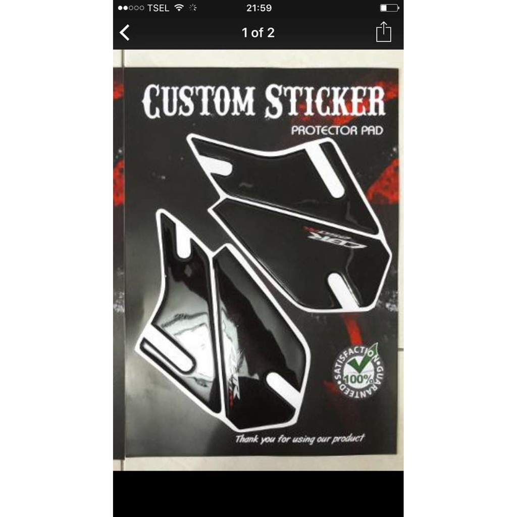 Stiker Sidepad CBR 250RR FACELIFT 250 RR Tankpad Sidepad carbon fuelpad honda Cbr 250 rr Terbaik