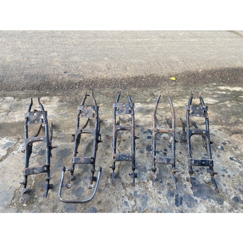 Sambungan buntutan rangka belakang Honda gl pro ori sambungan gl pro original