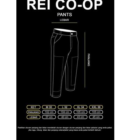 Kejar Diskon Rei COop TRAILSMITH USA original - Celana panjang REI USA trailsmith