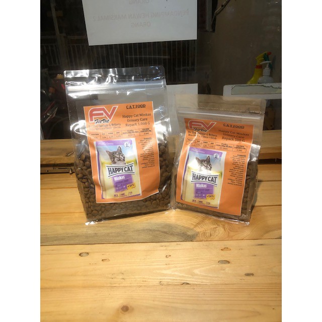HAPPY CAT MINKAS URINARY | CAT FOOD SO | MAKANAN KUCING URINARY | REPACK | KENCING KUCING