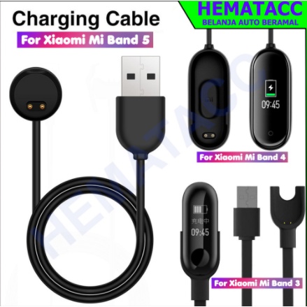 Original TERMURAH Kabel USB Charger Xiaomi Mi Band 6 5 4 3 2 & Smartband Bracellet M6 M5 M4 M3 M2