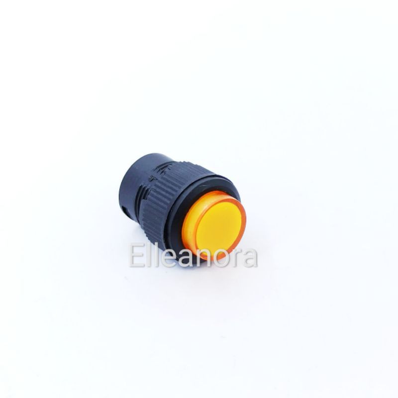 Saklar Push On Off Bulat + Lampu Dc 3V