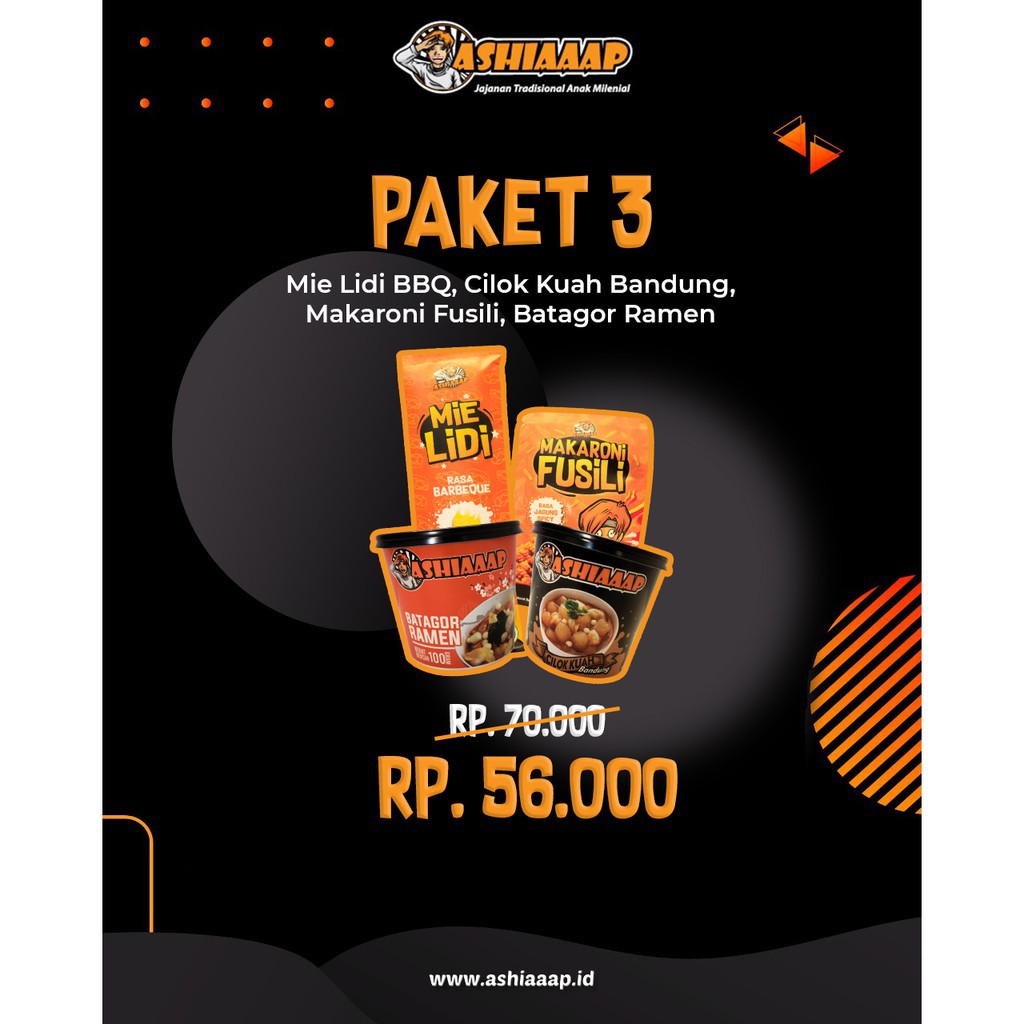 

[BEST SELLER ] PAKET 3 SPESIAL ASHIAAAP JAJANAN TRADISIONAL ANAK MILENIAL