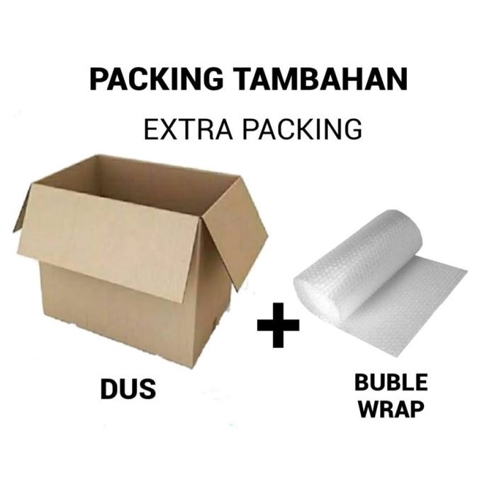 

Extra Packing Bubble Wrap + Kardus Karton
