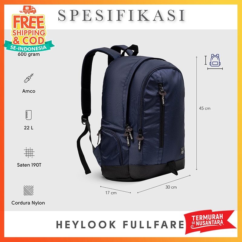 [BISA COD] Tas Ransel Backpack USB Tas gendong Tas distro Ransel pria Tas sekolah Tas waterproof