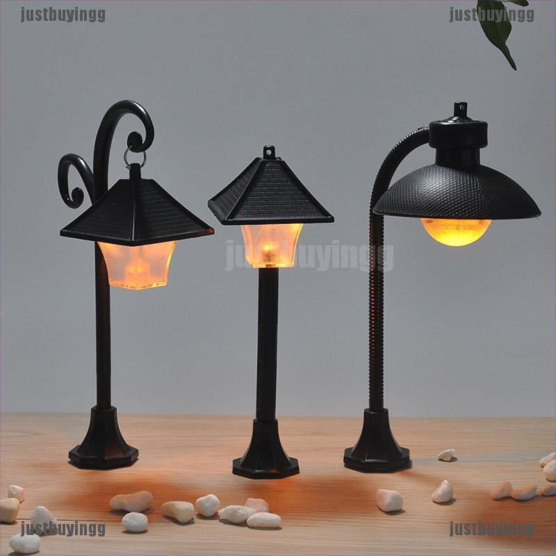 JB✪ 1pc street lights craft figurine garden ornament miniature fairy garden decor