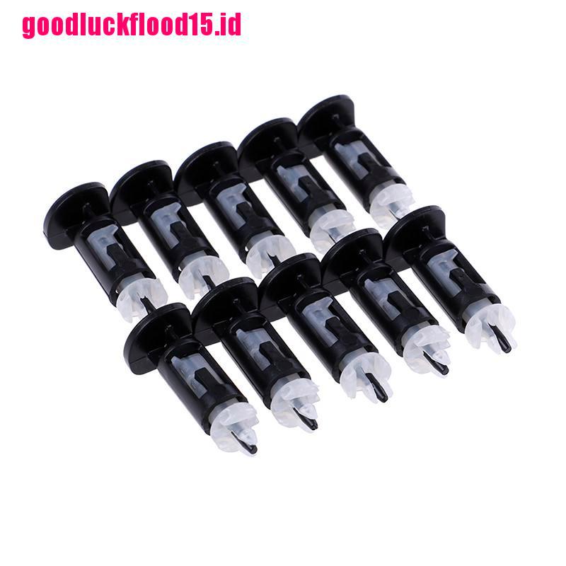 {LUCKID}10Pcs 775 CPU heatsink mount pin plastic push screw cooling fan mounting clip