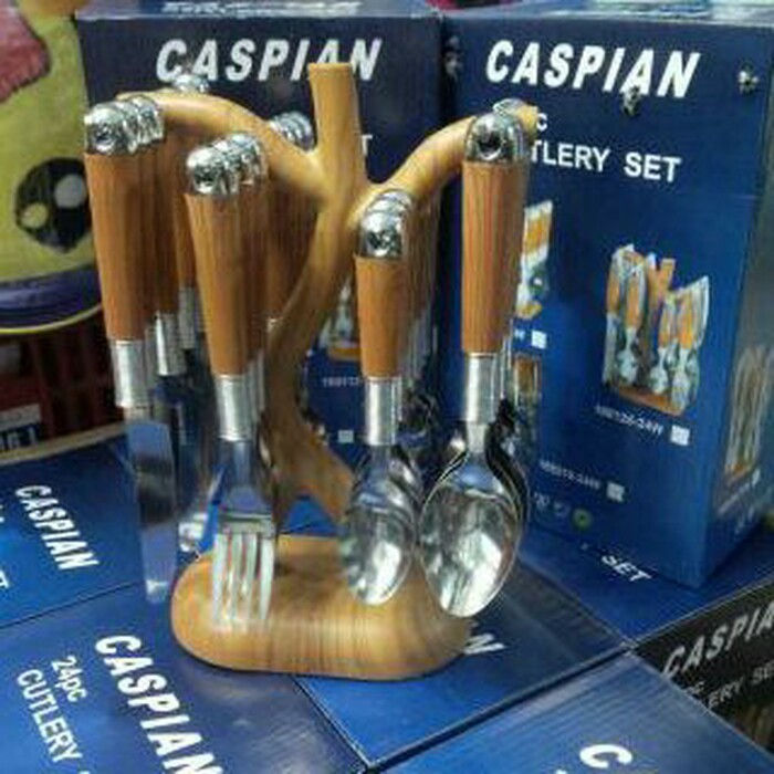 Sendok Set Caspian 24Pcs Murah + Gratis Ongkir