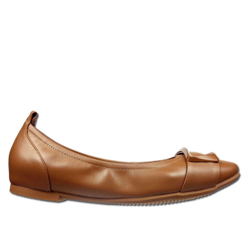 Sepatu Flat Wanita Andrew Shoes Ysbel Brown