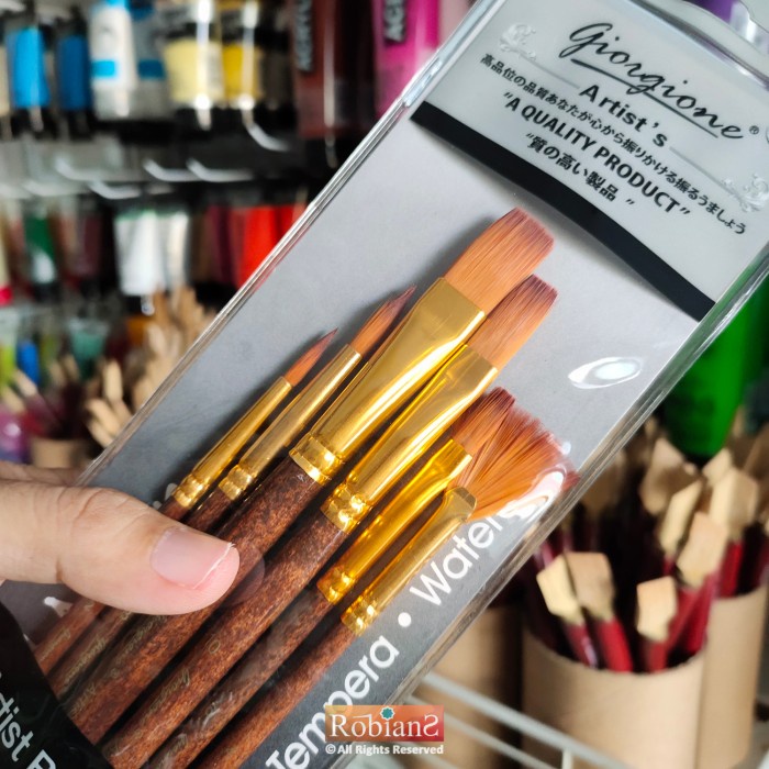 

Produk Terbaru Kuas Lukis Giorgione Set G-6030H - Isi 6 Pcs