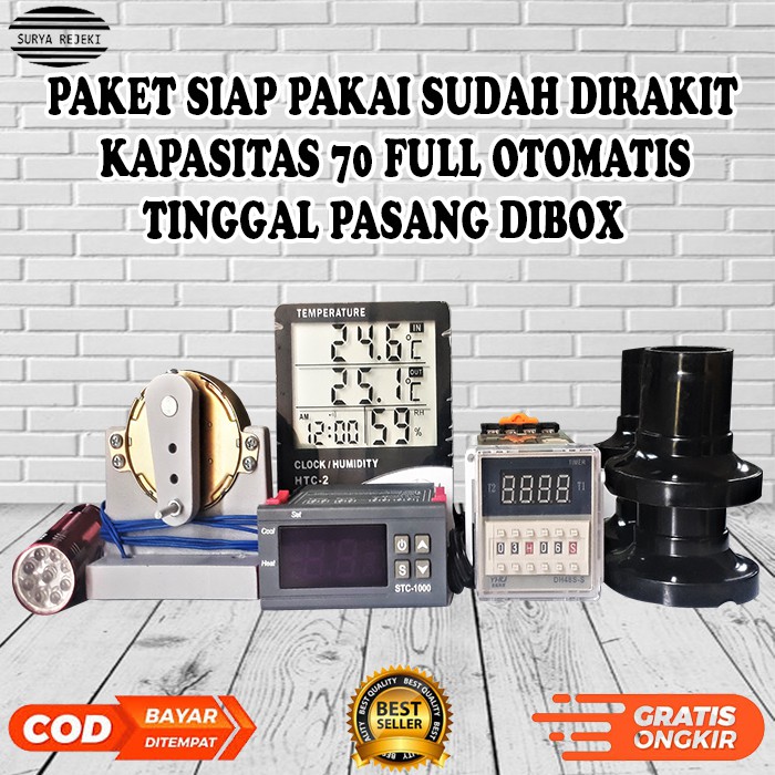 komponen alat mesin tetas telur paket penetas telur otomatis lengkap dengan pengukur kelembaban