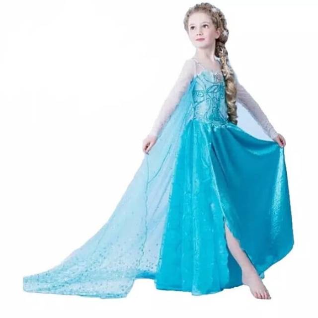 baju anak princess elsa frozen