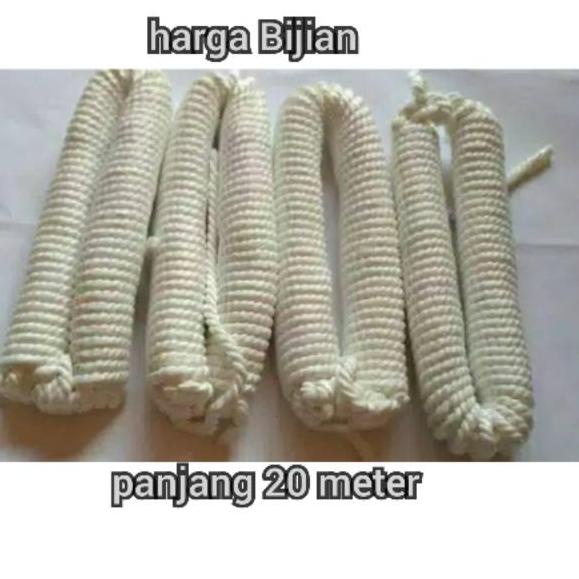 

[KODE GM7Q7] Tali marlon 20 meter - tali tambang - tali pramuka - tali serat - tali nilon nylon - benang nylon
