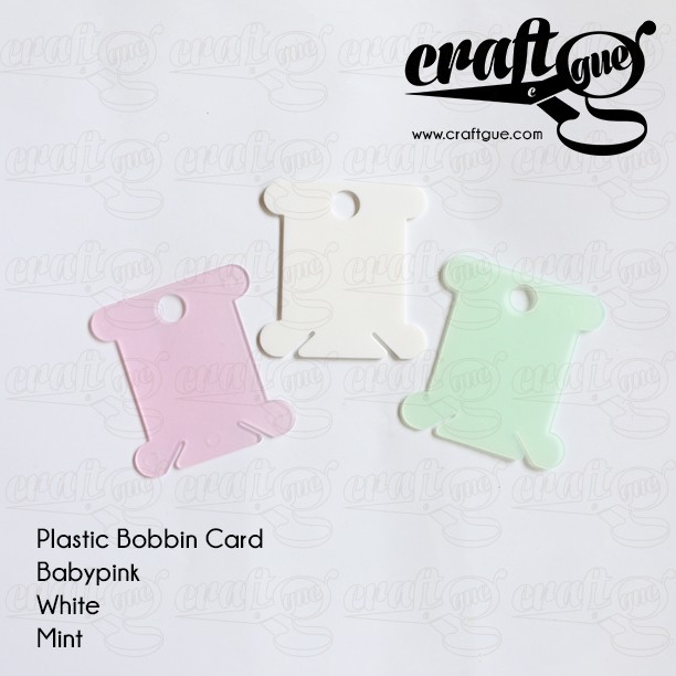 Plastic Bobbin Card/Kartu Gulung Benang Sulam