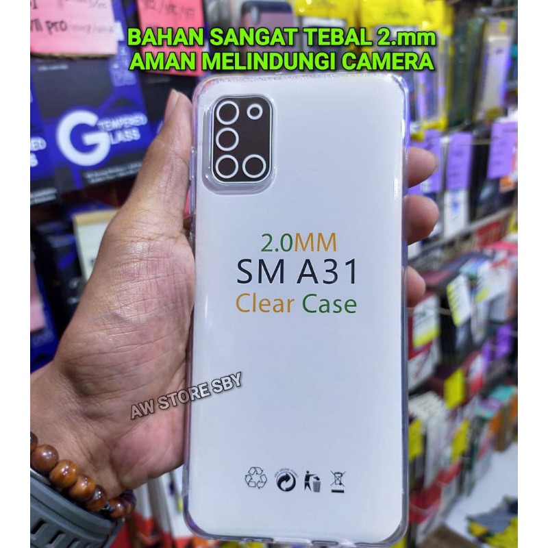 Premium case samsung a31 bening tebal softcase samsung a31