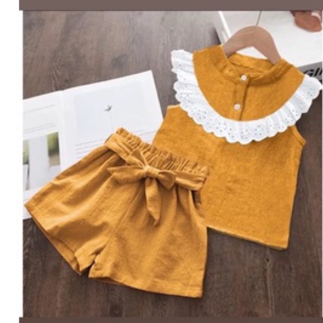 SETELAN LEKBONG TERBARU/PAKAIAN ANAK PEREMPUAN MOTIF RENDA 1-5 TAHUN