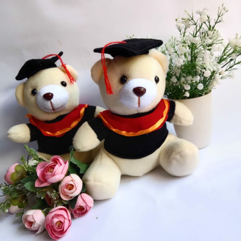 boneka beruang toga wisuda bear toga wisuda