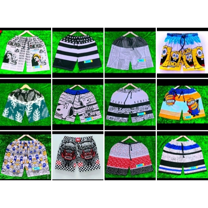 Boxer Celana Pendek Pria Surfing Distro Premium