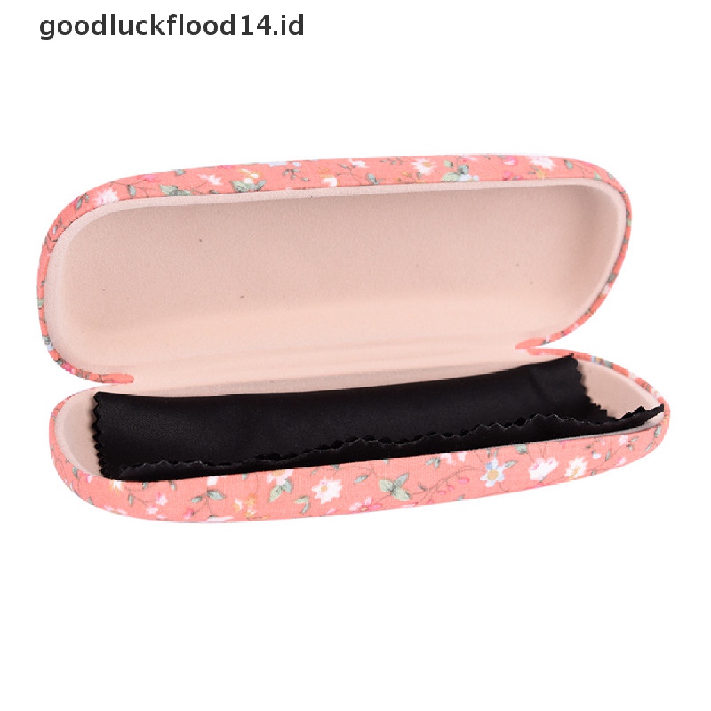 [OOID] Sunglasses Box portable Flower Sunglasses Hard Glassesbox Glasses Protection Box ID