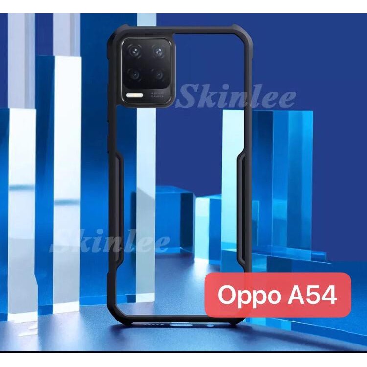 OPPO A54 A95 A74 4G A74 5G CASE SOFT SHOCKPROOF IPAKY LIST BENING CLEAR BUMPER HARDCASE FUZE TRANSPARAN SHOCKPROOF BUMPER CASING PROTECT CAMERA COVER PELINDUNG KAMERA