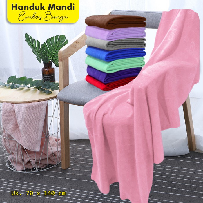 Handuk Mandi Handuk Bayi Handuk Dewasa Handuk Besar Bulu Lembut Ukuran 70x140cm H13 Handuk banyak Pilihan warna