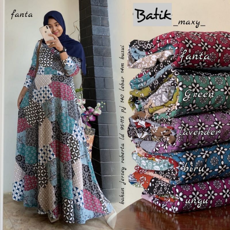 Batik Maxy (bahan Jersey Roberta)