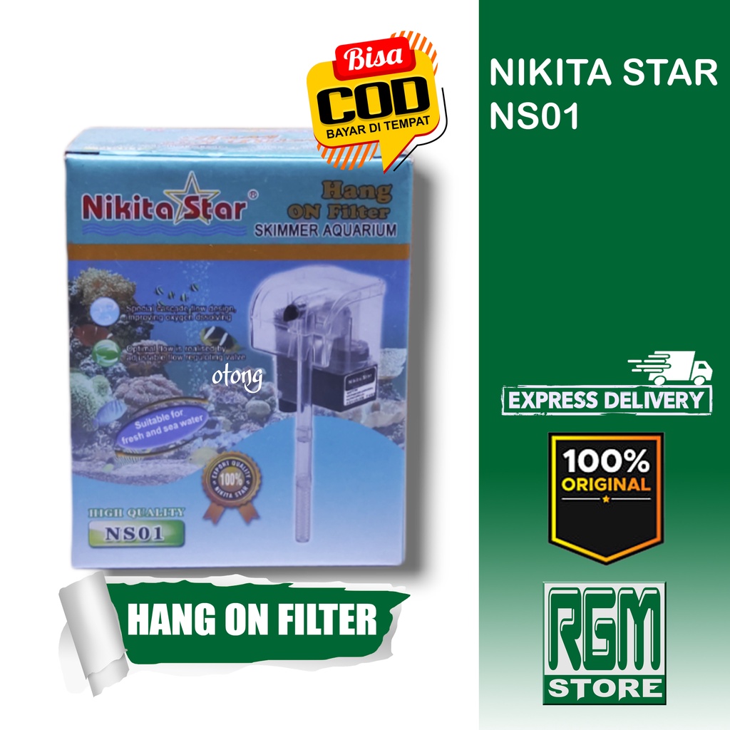 Nikita star NS01 NS 01 hang on filter gantung hanging skimmer aquarium