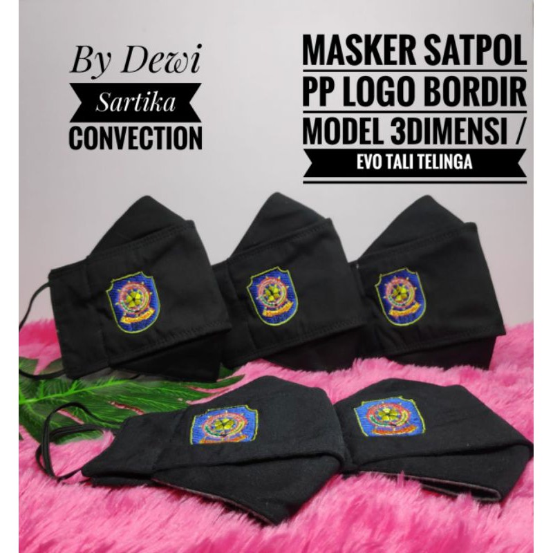 Masker Bordir Satpol PP