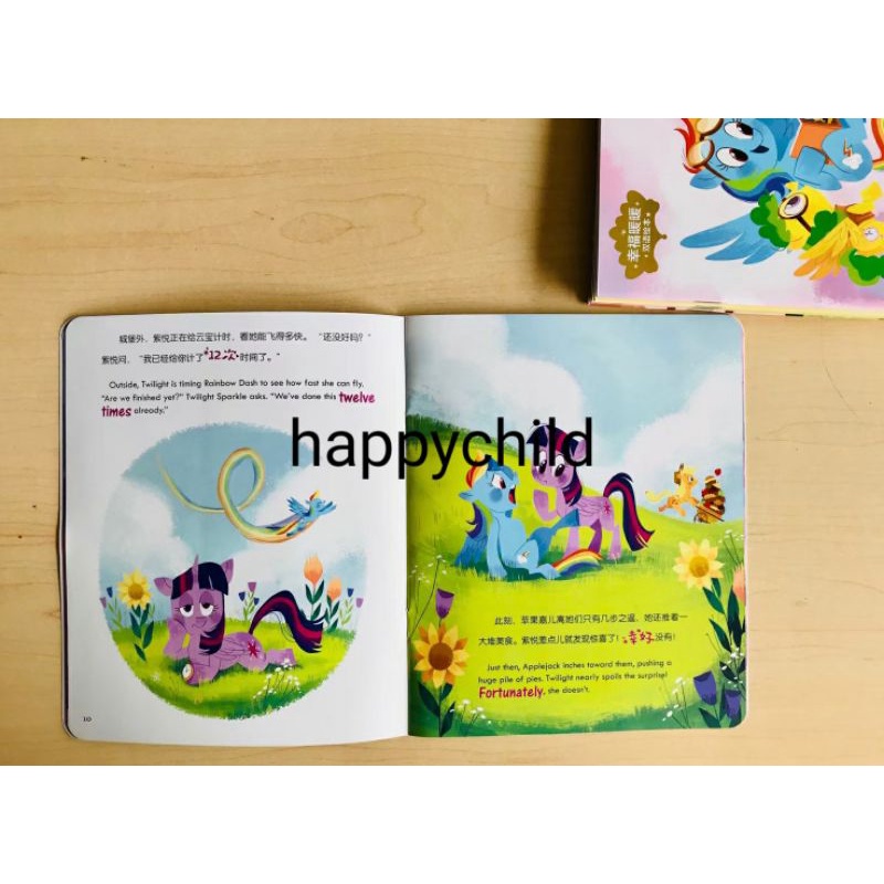 bilingual english mandarin little pony stories 6 books full color buku impor buku anak happychild