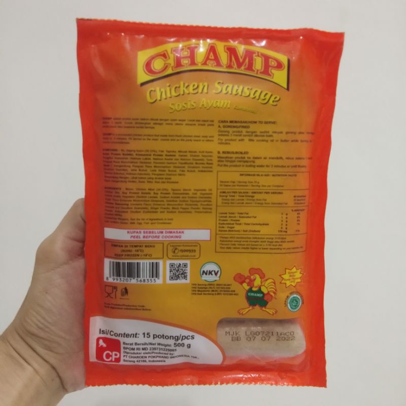 

Champ Chicken Sausage 500 gram