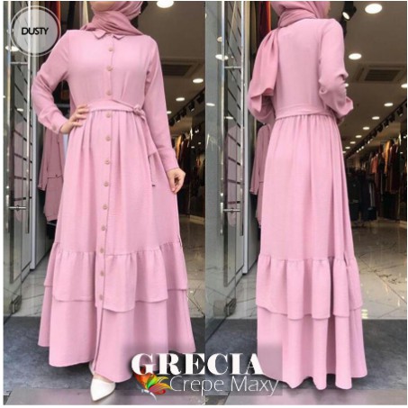 PRA Parling Laris gamis syari kaira mocca baju muslim pesta mewah murah mx kae vt Low Price