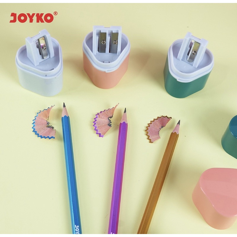 Joyko Rautan Serutan Sharpener 3in1 Penggerot Pensil Anak