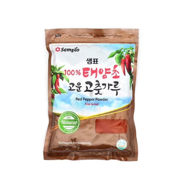 

Sempio Gochugaru Red Pepper Powder fine 500gr/ Bubuk Cabe/ Gochugaru Seasoning/ Import