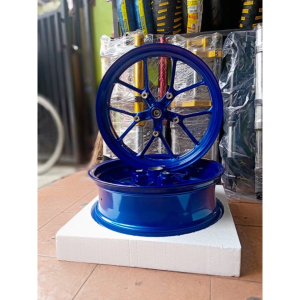 Jual velg vrossi Ninja 250 fi / Z250 fi tapak lebar double disk depan