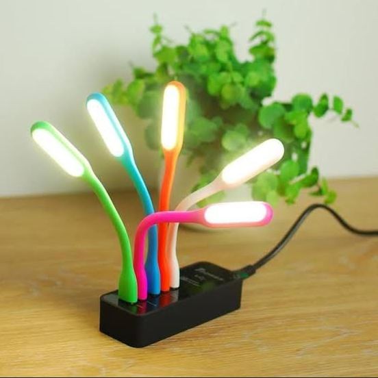 Lampu USB LED Portable Flexible Stik Lamp Stick Lampu Baca Laptop