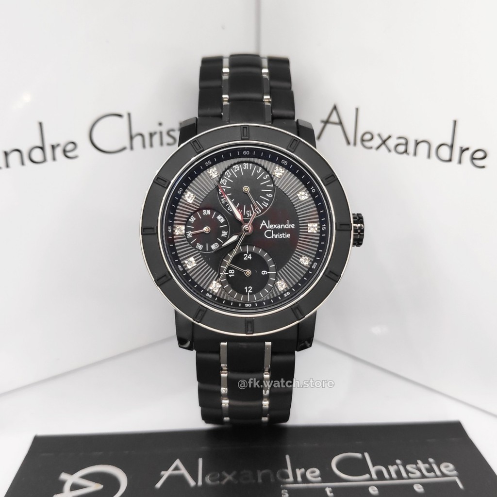 Alexandre Christie AC 6292 BFBTBBA Original Jam Tangan Wanita Analog