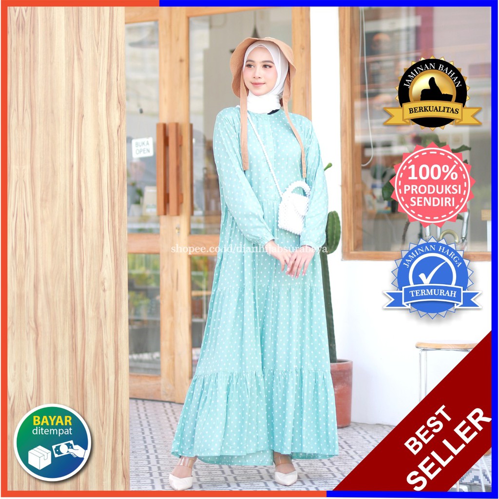 Homey Dress Termurah Sania Bahan Katun Rayon  Premium 