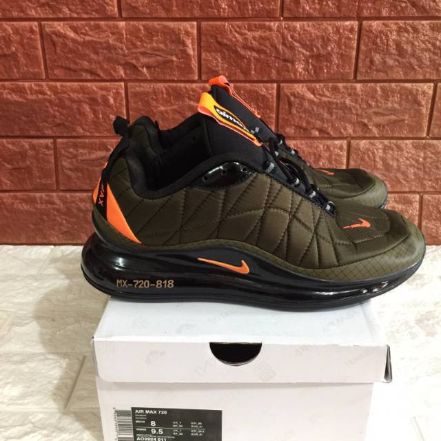 nike air max green orange