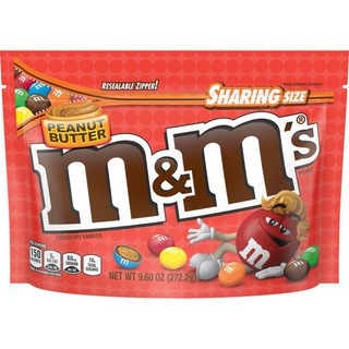 

M&M PEANUT BETTER CHOCO CANDIES 272,2GR 9,60 OZ IMPOR USA