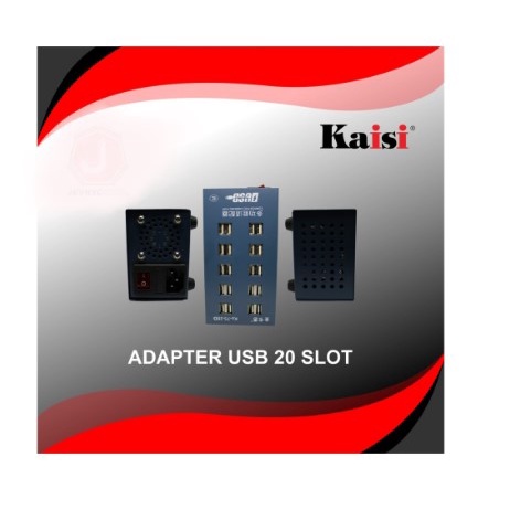 Wall charger station kaisi industrial 20 usb port 5V 15A 75w ks-75-20d - Charging dock docking ks7520d