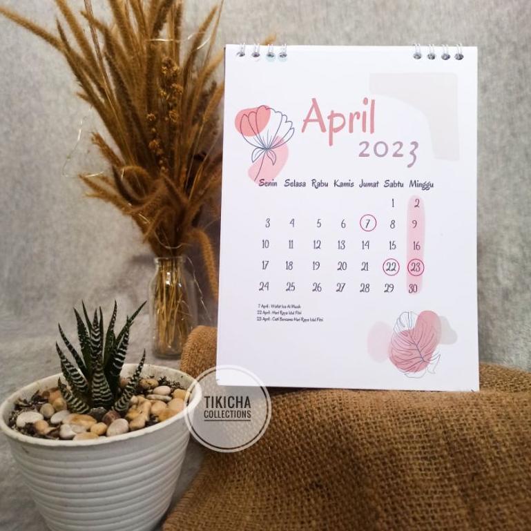 

⇷ Kalender Meja 2023, kalender aesthetic ukuran besar A5 ⇦
