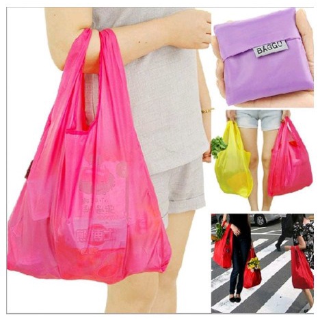 BAGCU SHOPPING BAG TAS BELANJA JINJING LIPAT MULTI COLOUR TAS JINJING ECO GREEN