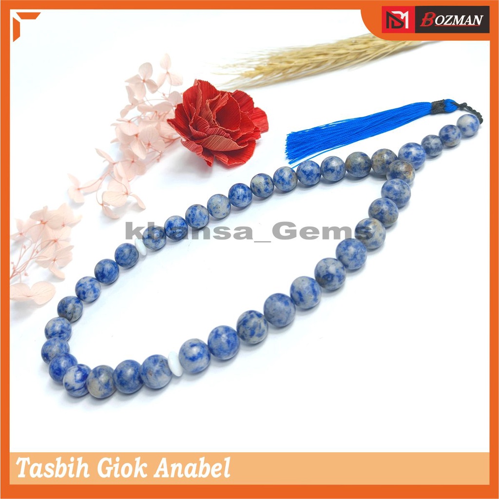 TASBIH ANABEL DIM 10MM ISI 33 BUTIR AKSESORIES PERLENGKAPAN SHOLAT IBADAH DZIKIR FASHION MUSLIM