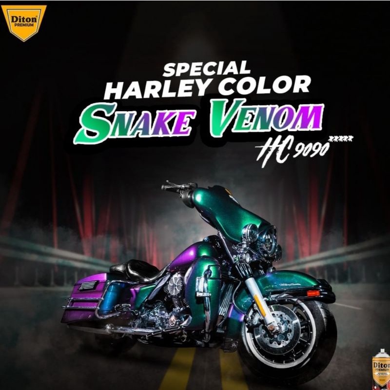 Jual CAT SEMPROT DITON PREMIUM HC 9090 SNAKE VENOM HARLEY DAVIDSON